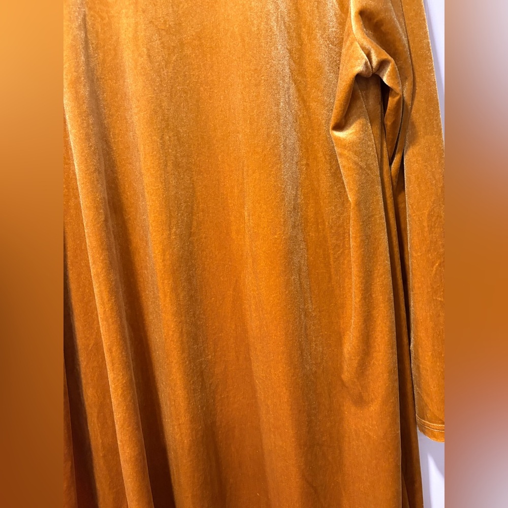 Velour Full Length Cardigan 1X - Picture 4 of 5